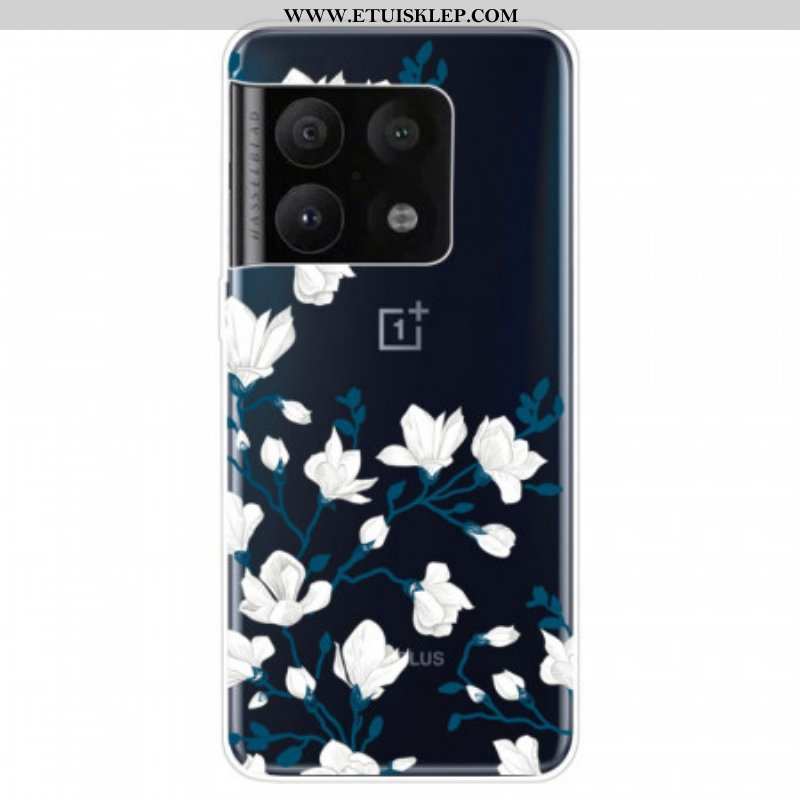 Etui do OnePlus 10 Pro 5G Białe Kwiaty